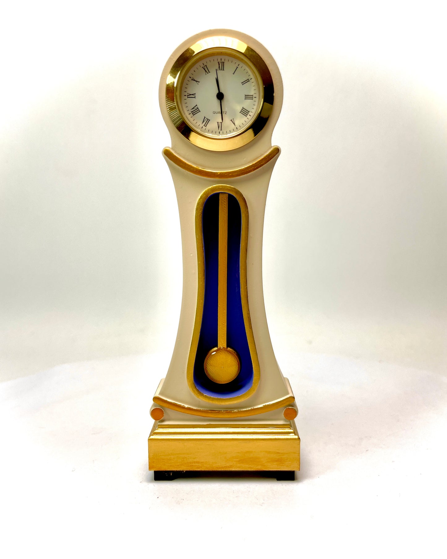1:12 Dollhouse miniature Swedish Mora Dalarna longcase working clock - Various Colors