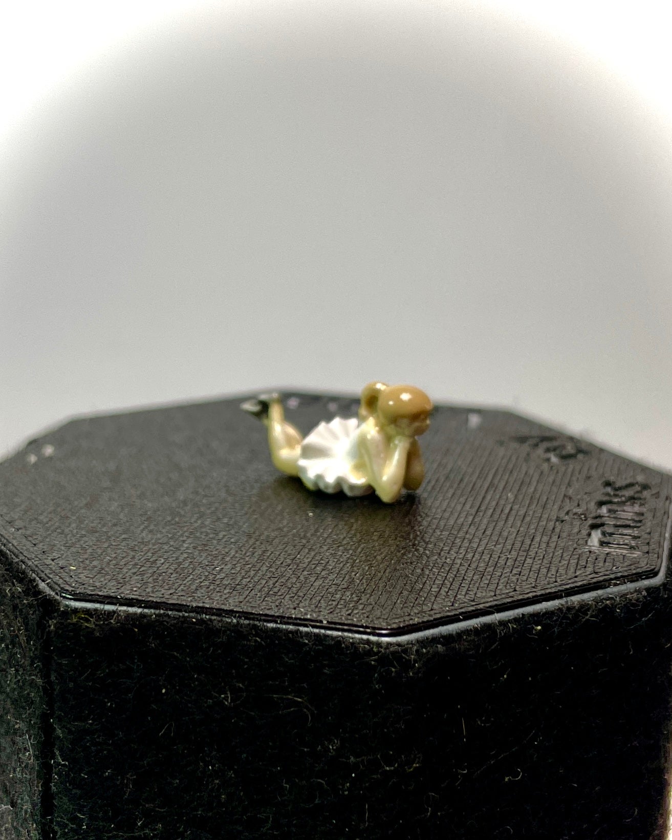 1:12 Dollhouse miniature reclining ballerina sculpture