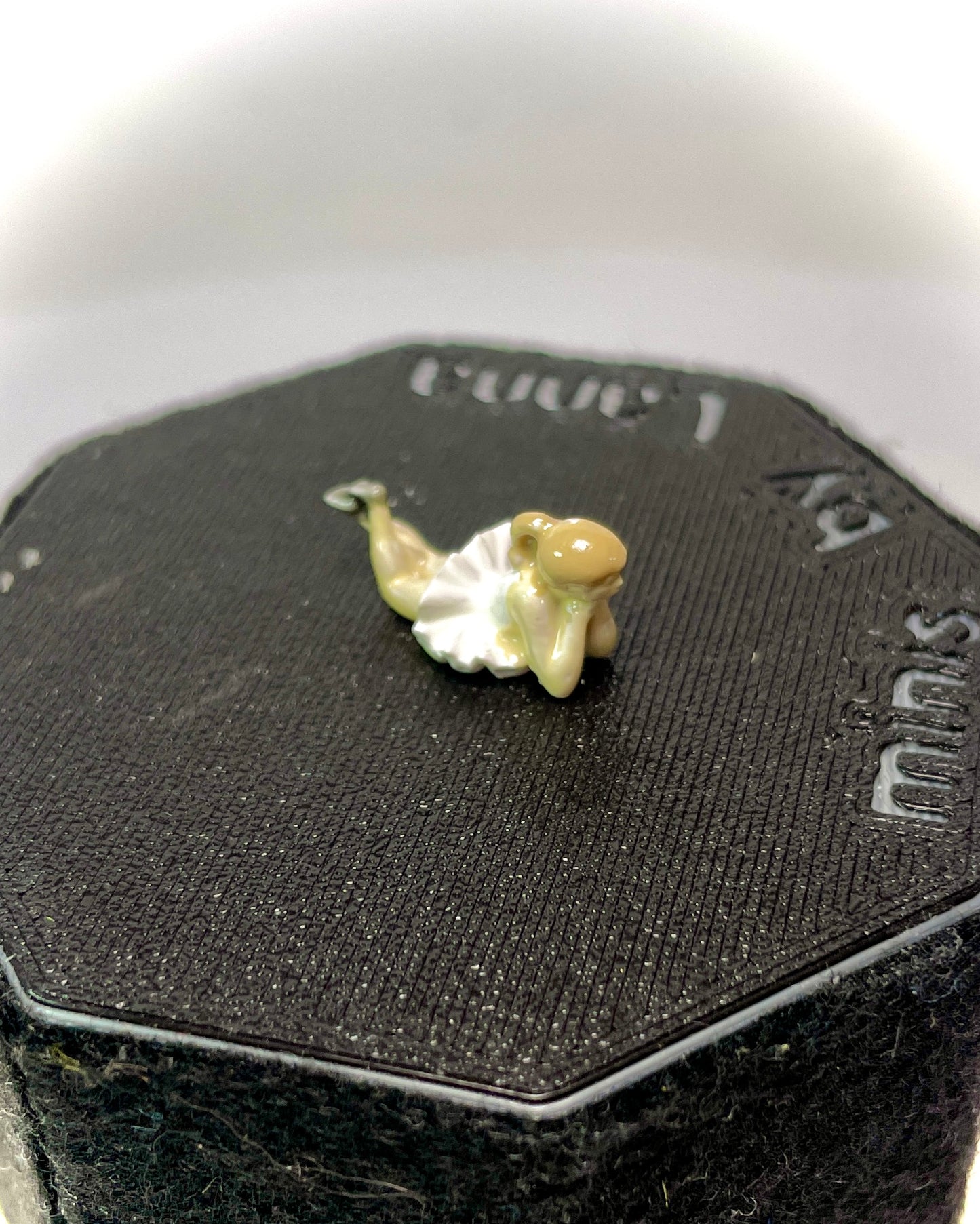 1:12 Dollhouse miniature reclining ballerina sculpture