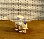1:16 Dollhouse elephant coffee table like porcelain glass effect top - Lundby