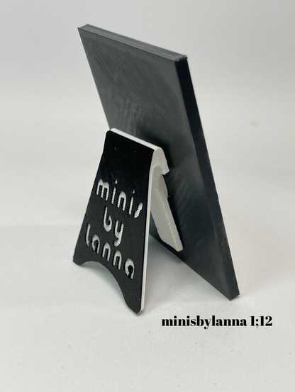1:12 Dollhouse miniature 3D layered French-art picture modern frame