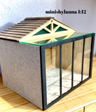1:12 Dollhouse roombox diorama African room - Decorated or Remote Controlled or Fully Furnished