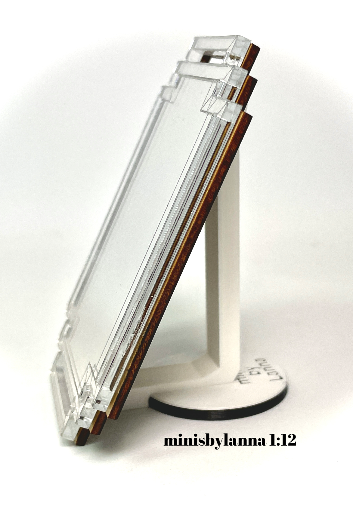 1:12 Dollhouse miniature modern wall mirror Melli collection