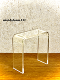1:12 Dollhouse miniature narrow console tables in acrylic