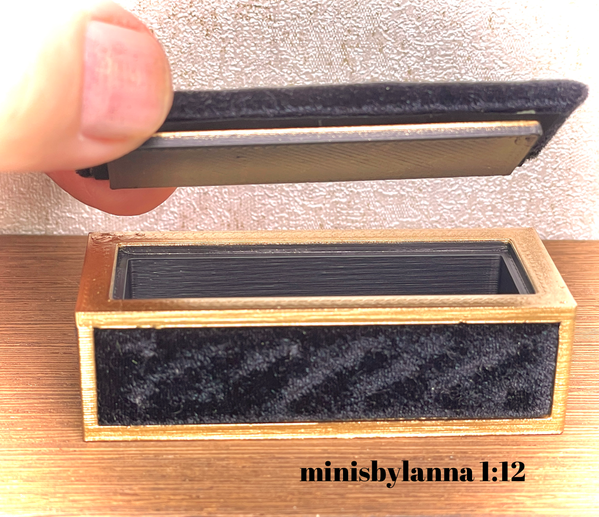 1:12 Dollhouse Ottoman storage stool various colors