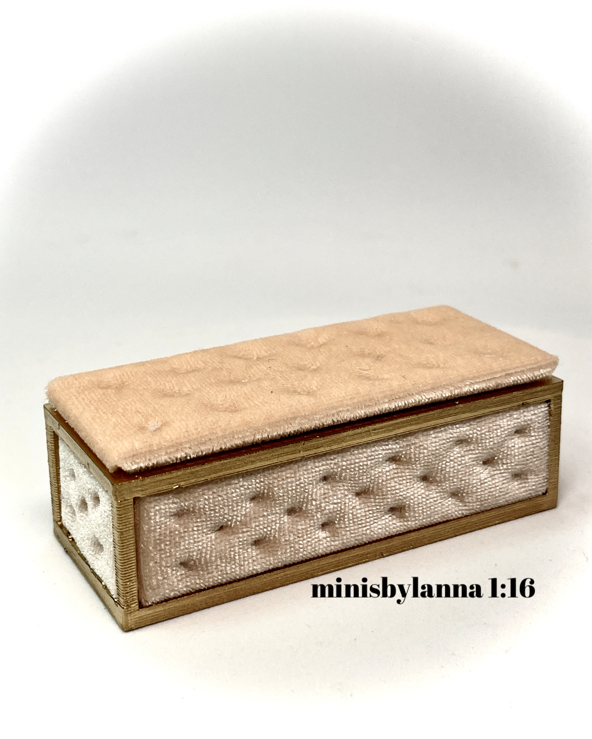 1:12 Dollhouse Ottoman storage stool various colors