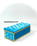 1:12 Dollhouse Ottoman storage stool various colors