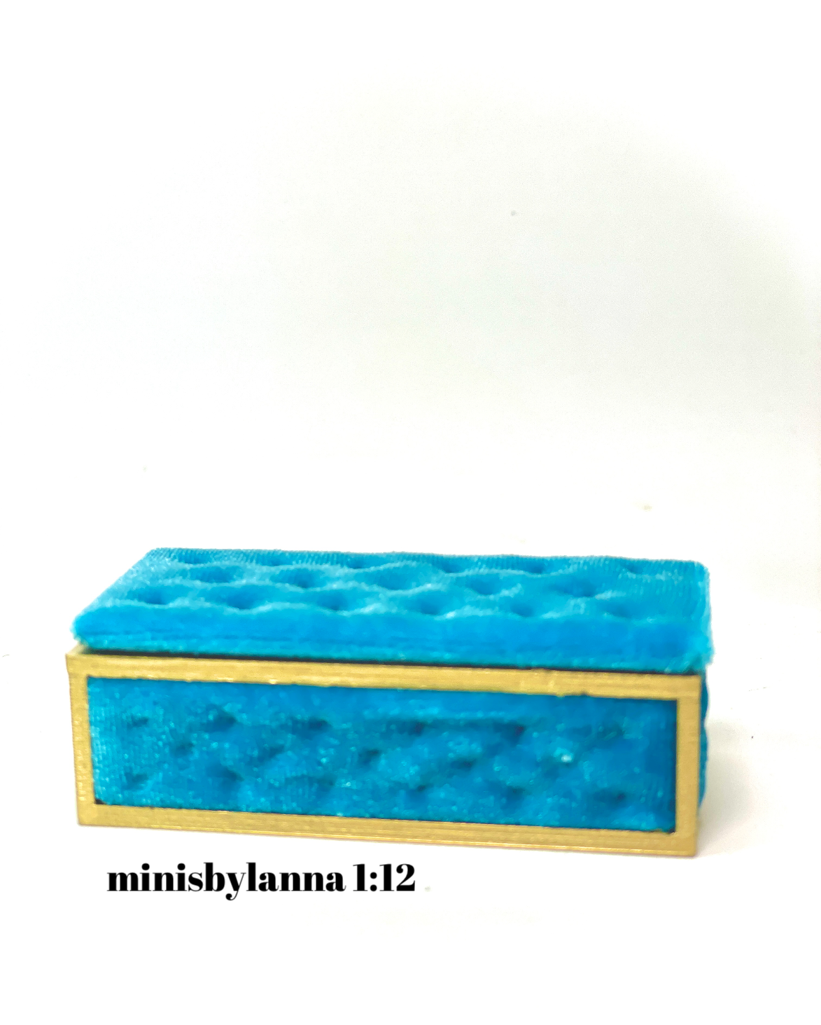 1:12 Dollhouse Ottoman storage stool various colors