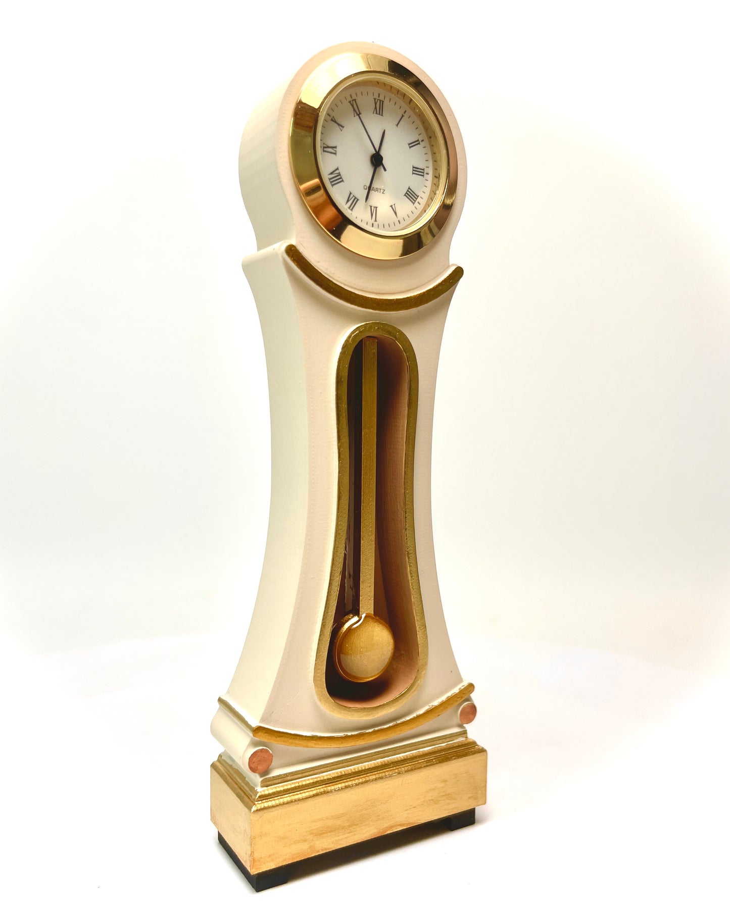 1:12 Dollhouse miniature Swedish Mora Dalarna longcase working clock - Various Colors