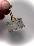 1:12 Dollhouse chandelier mid century crystal mirror panels working MAGIC LED