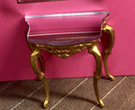 1:12 Dollhouse miniature Victorian console tables with top mirror