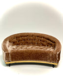 1:12 Dollhouse miniature modern sofa velvet - various colors