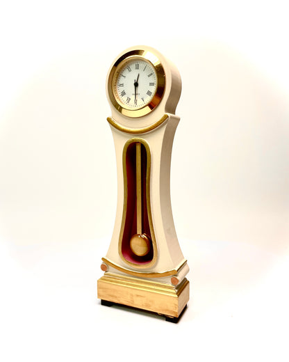 1:12 Dollhouse miniature Swedish Mora Dalarna longcase working clock - Various Colors
