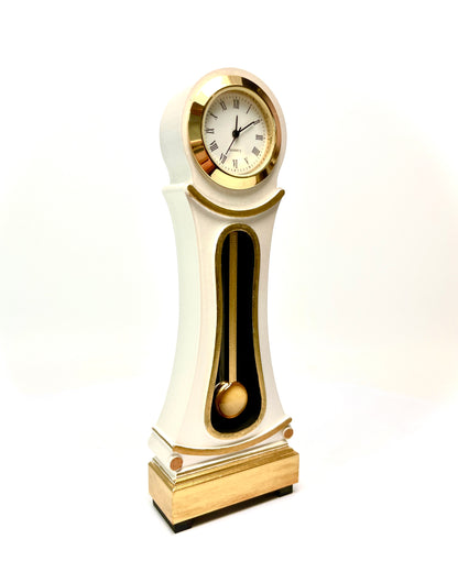 1:12 Dollhouse miniature Swedish Mora Dalarna longcase working clock - Various Colors