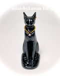 1:6 Dollhouse miniature Egyptian cat sculpture