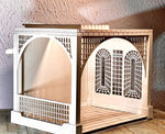 1:12 Dollhouse roombox Gazebo Diorama Art Box with moving pergolas roof cover - Basic