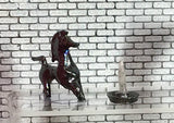 1:12 Dollhouse miniature Egyptian sculptures and candlestick