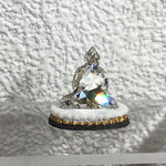 1:12 Dollhouse miniature Swarovski crystal Buddha sculpture