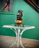 1:12 Dollhouse miniature Afro woman's bust