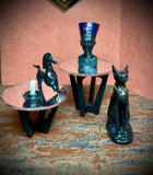 1:6 Dollhouse miniature Egyptian sculptures and candlestick